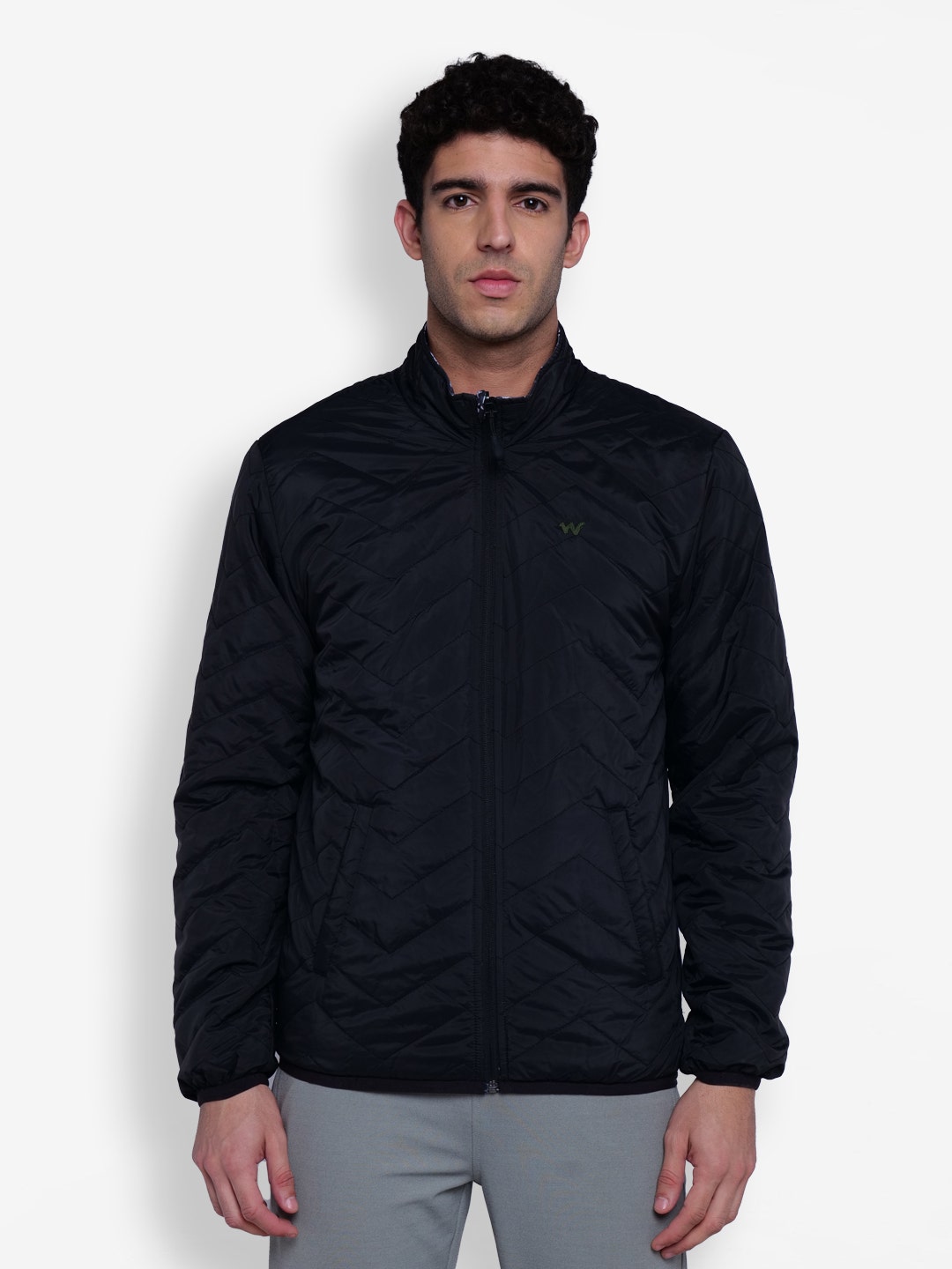 Men PRNT LQJ Reversible Grey Black