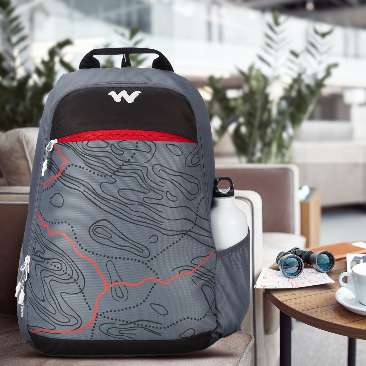 Buy Valour Plus 14 Inch Laptop Backpack Grey Online Wildcraft