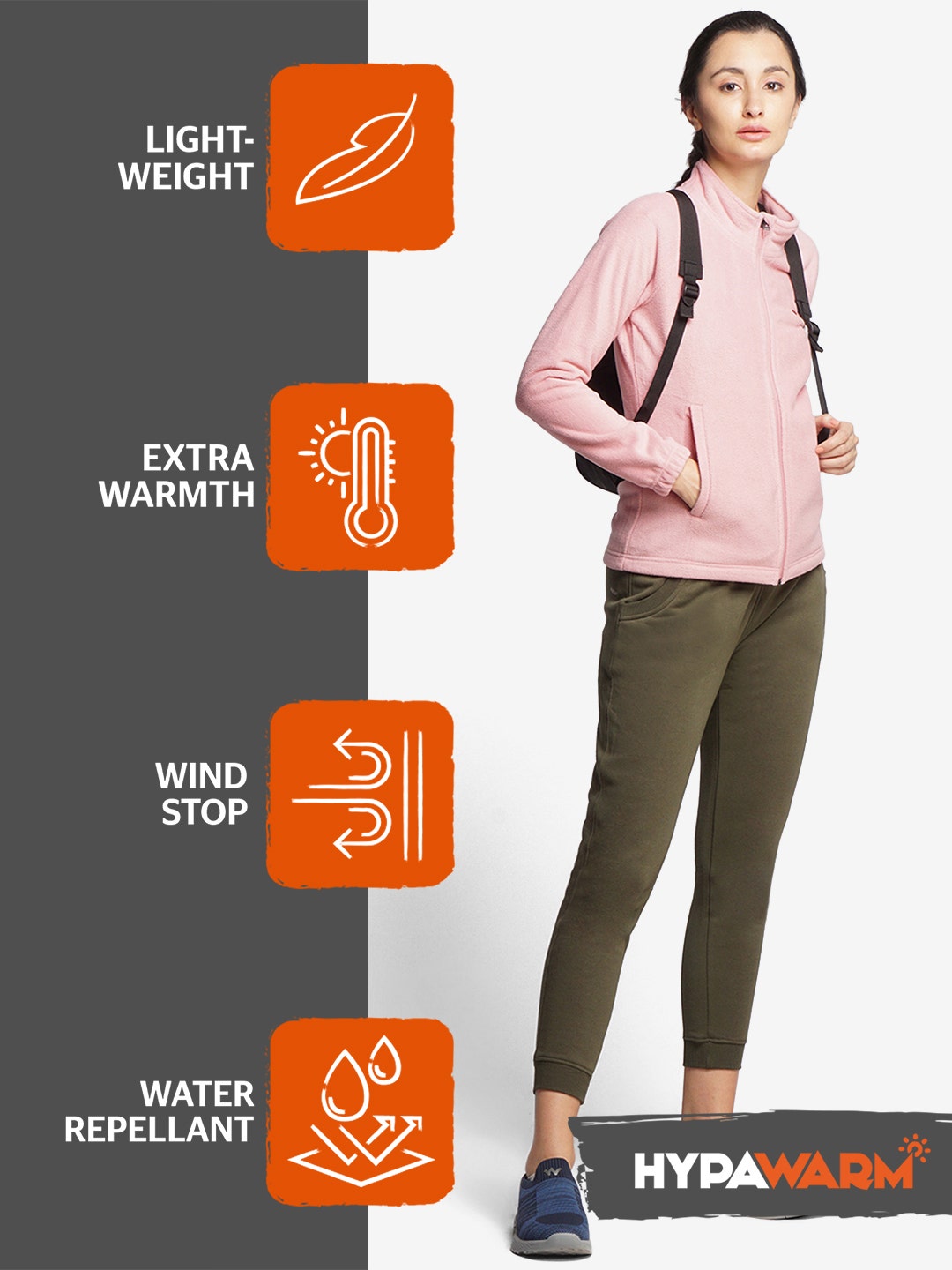 Wildcraft fleece online jacket women's